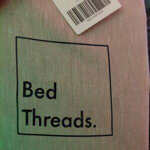 NWT Bed Threads Lavender French Flax Linen Pillowcases | Set of 2